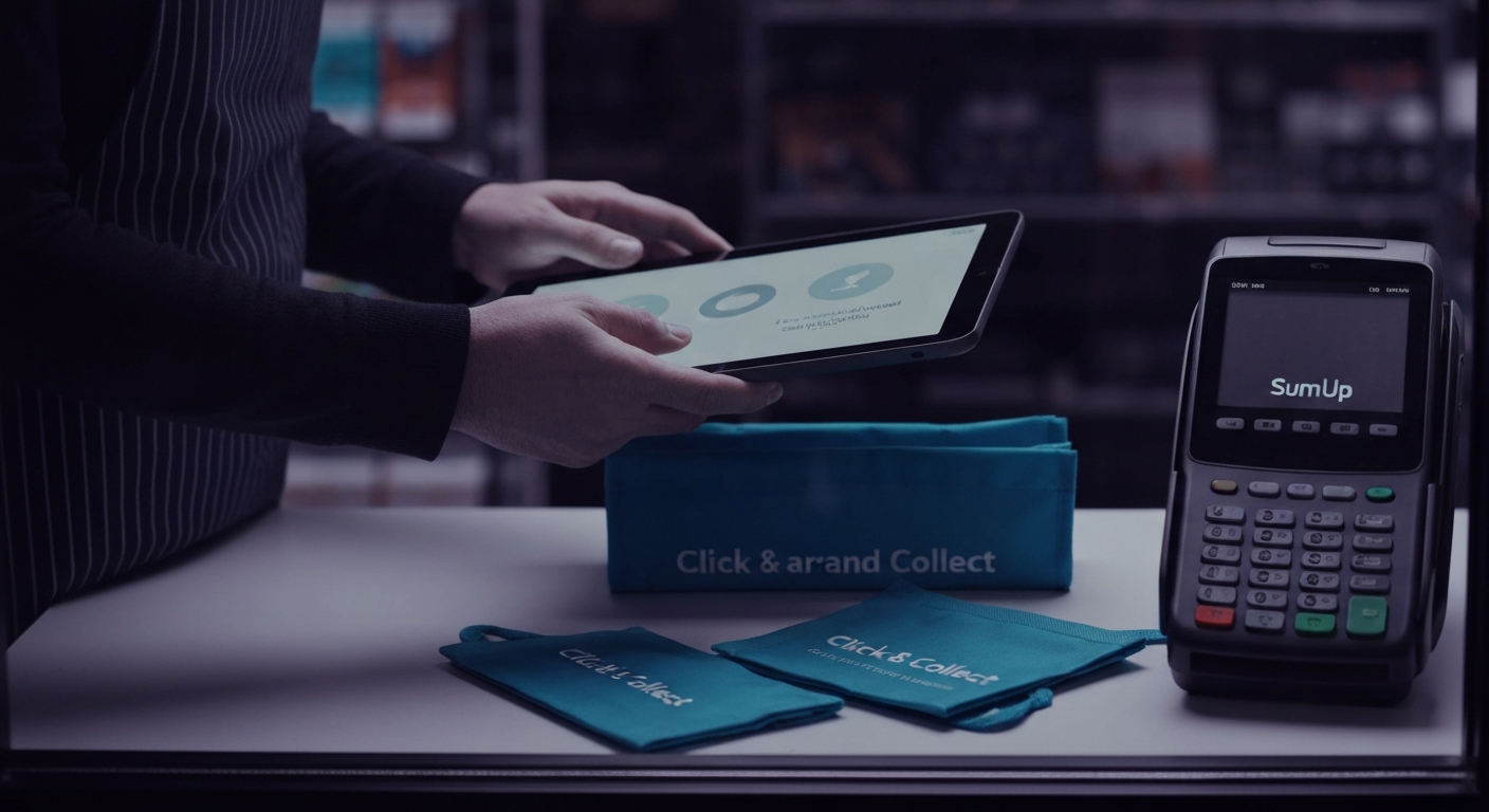 Agent IA commerce de proximité gérant les commandes Click and Collect sur smartphone d'un commerçant indépendant en 2026