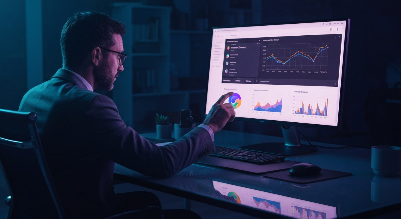 Tableau de bord Gemini 2.5 Pro intégré dans Google Workspace montrant l'analyse automatisée de documents et emails pour une PME française