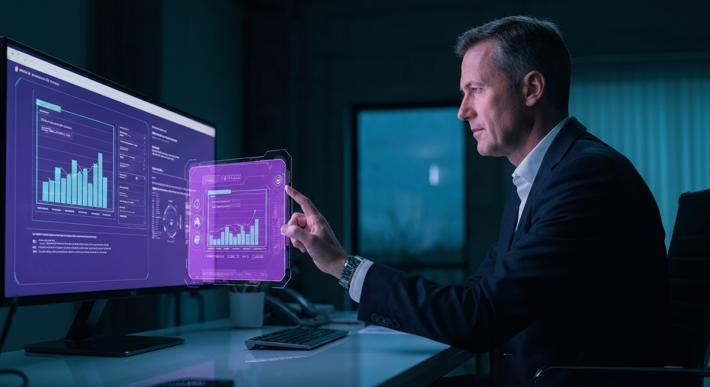 Interface visuelle de création d'un agent IA autonome dans Microsoft Copilot Studio avec blocs d'actions et connecteurs pour PME